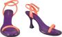 PATRIZIA PEPE Leren Schoenen 100% Leren Zool Purple Dames - Thumbnail 2