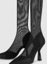 PATRIZIA PEPE Boots Overknee laarzen van tule Black Dames - Thumbnail 9