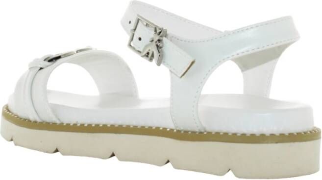 PATRIZIA PEPE Plateau Sandalen White Dames