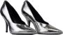 PATRIZIA PEPE Zilver Leren Rivet Platte Schoenen Gray Dames - Thumbnail 3