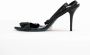 PATRIZIA PEPE Zomer sandalen met franjes voor vrouwen Black Dames - Thumbnail 6