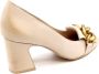 Paul Green Beige Leren Sneakers Beige Dames - Thumbnail 2