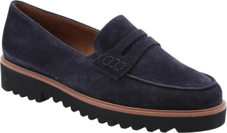 Paul Green Bella Mocassin Schoenen Blue Dames