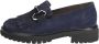 Paul Green Blauwe Suède Slipper Mocassin Dames Blue Dames - Thumbnail 3