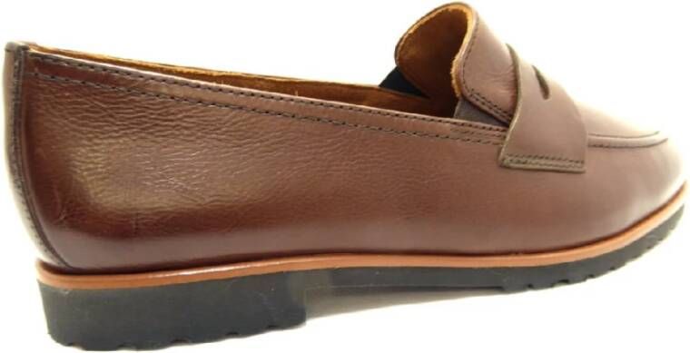 Paul Green Bruine Leren Schoenen Brown Dames