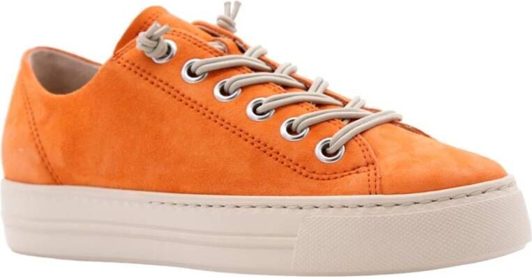 Paul Green Chemische Sneaker Orange Dames