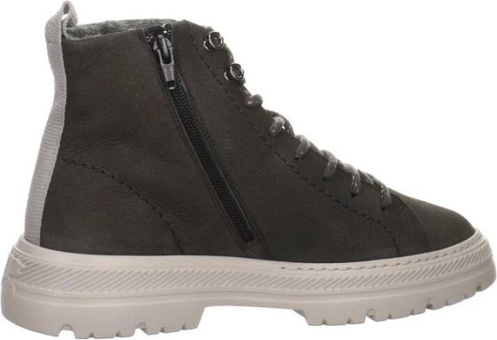 Paul Green Dames Veterschoenen met Warme Voering Gray Dames