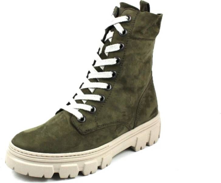 Paul Green Groene Bootie 9970 in Groen Green Dames