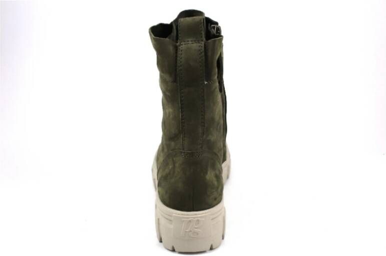 Paul Green Groene Bootie 9970 in Groen Green Dames