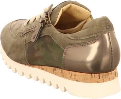 Paul Green Groene Veterschoenen Green Dames