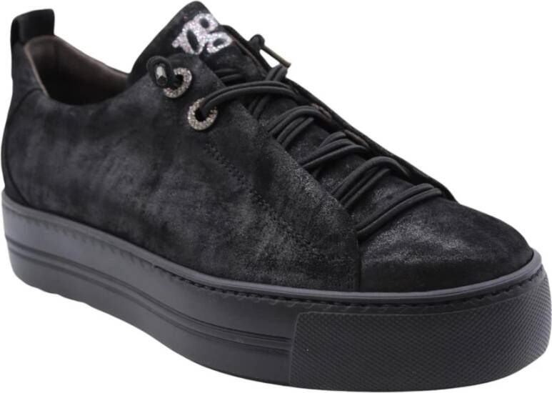 Paul Green Schaduw Sneaker Black Dames