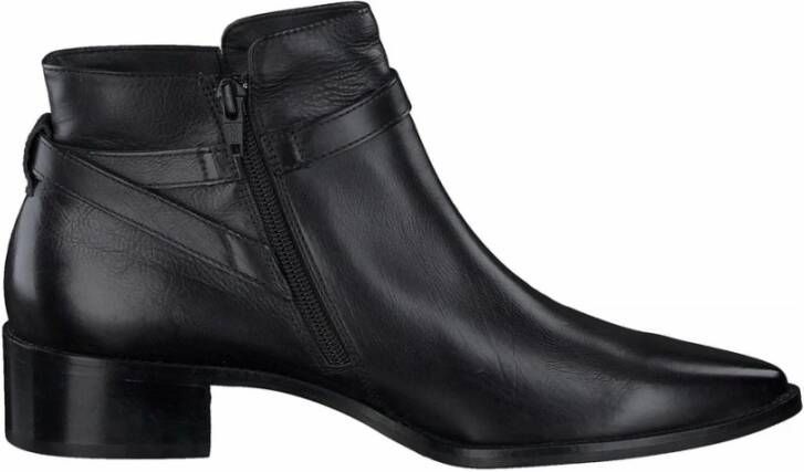 Paul Green Star Calf zwarte enkellaarzen Black Dames