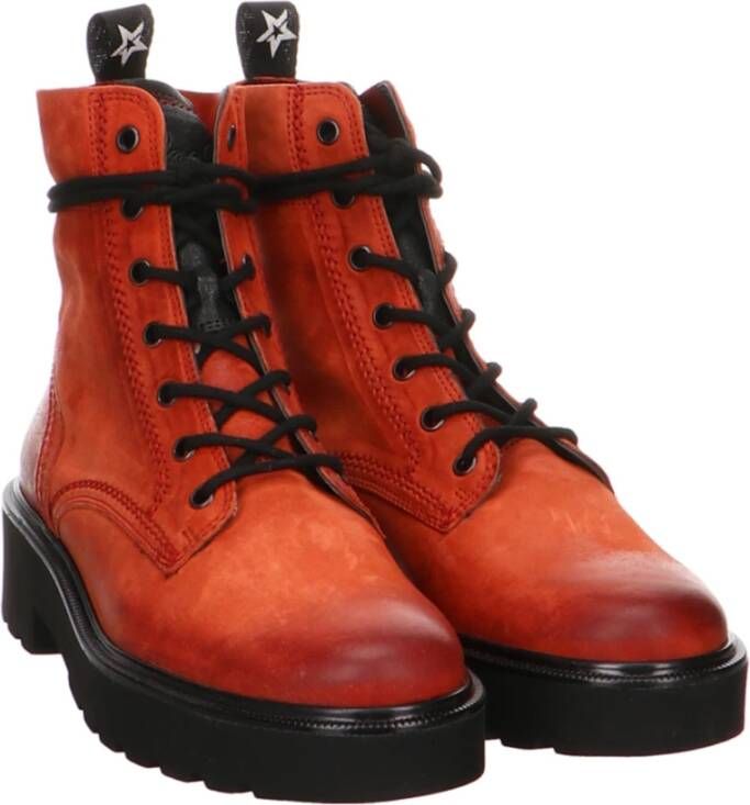 Paul Green Stiefelette Twice C. KID pumpkin black Red Dames