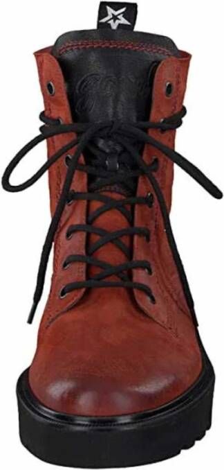 Paul Green Stiefelette Twice C. KID pumpkin black Red Dames