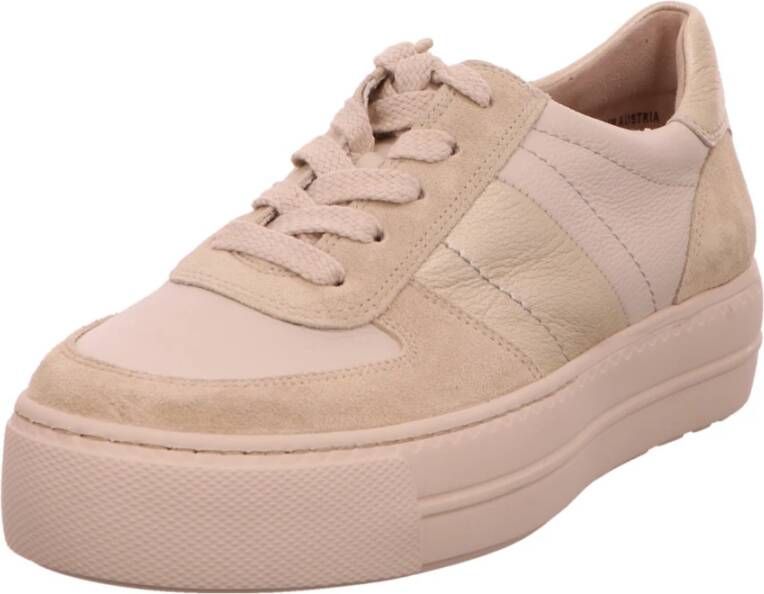 Paul Green Veterschoen van glad leer Beige Dames