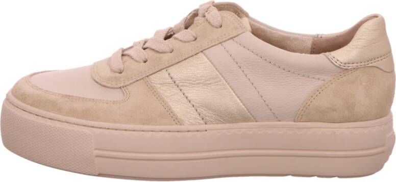 Paul Green Veterschoen van glad leer Beige Dames