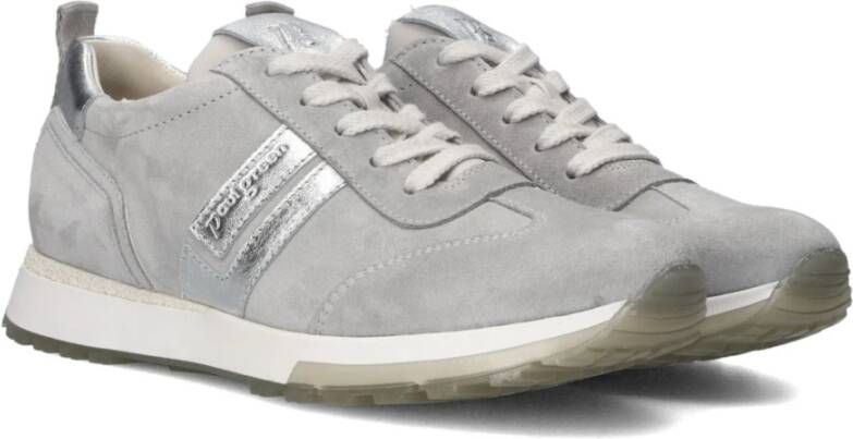 Paul Green Zilveren Lage Sneakers Model 5392 Gray Dames