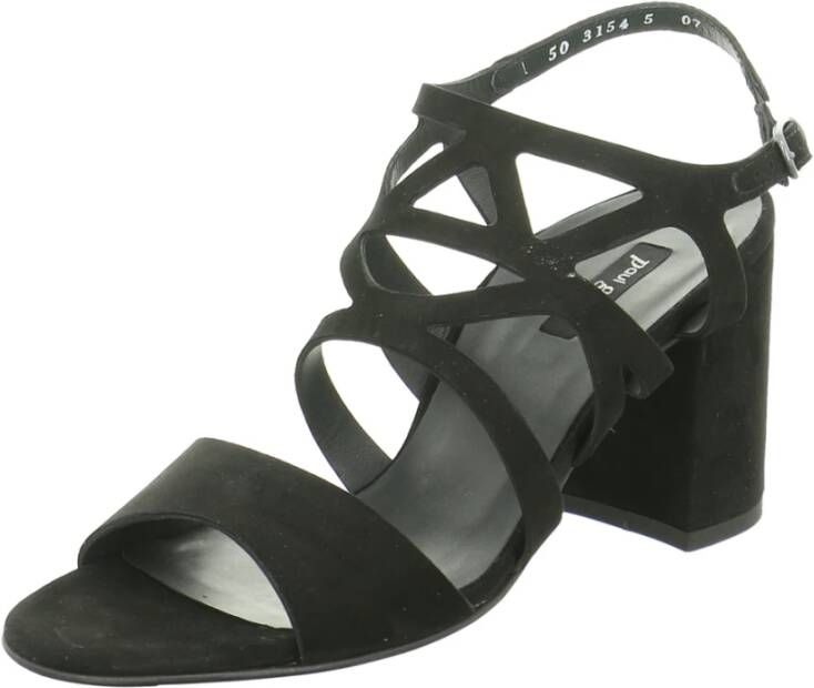 Paul Green Zwarte Sandalen Black Dames