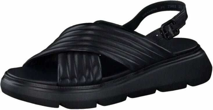 Paul Green Zwarte Sandalen Black Heren