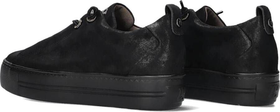 Paul Green Zwarte Suede High Top Sneakers Black Dames