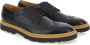 Paul Smith Blauwe Leren Count Schoenen met Rubberen Zool Blue Heren - Thumbnail 2