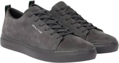 Paul Smith Grijze Nubuck Sneakers met Rubberen Cupzolen Gray Heren