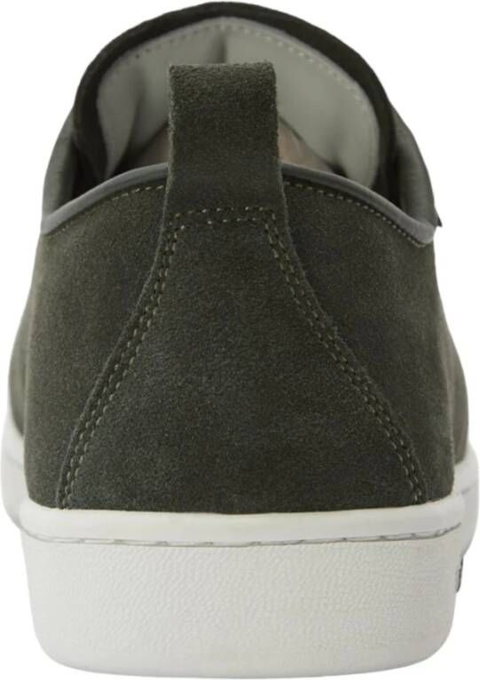 Paul Smith Groene Suede 'Miyata' Sneakers Green Heren