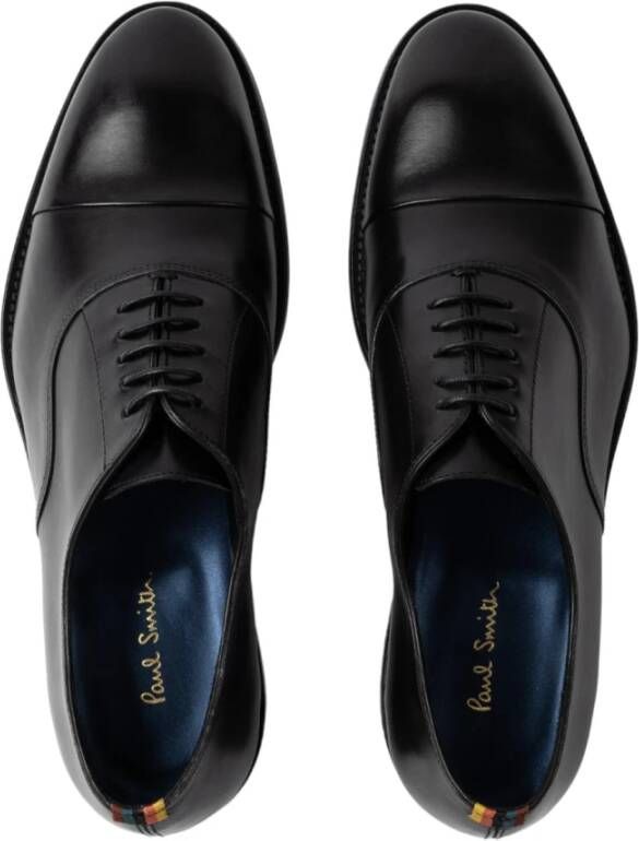 Paul Smith Klassieke Zwarte Leren Oxford Schoenen Black Heren