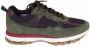 Paul Smith Navy Mesh Camo Basket Sneakers Green Heren - Thumbnail 3