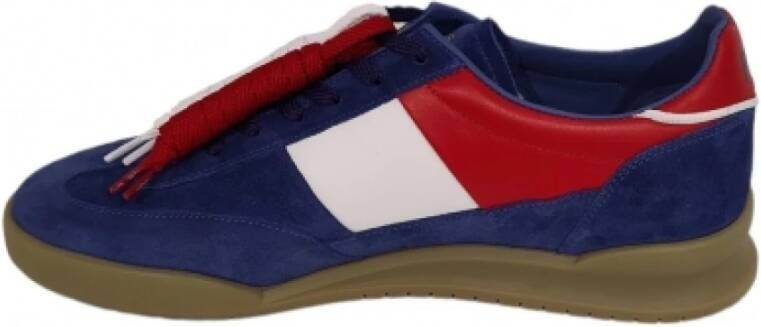 Paul Smith Olympische Franse Vlag Leren Sneakers Multicolor Heren