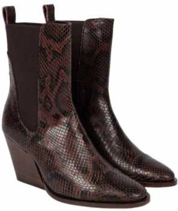 Paul Smith Python Effect Westernlaarzen Topaz Brown Dames