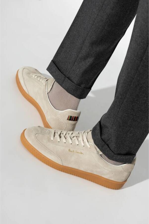 Paul Smith Sneakers met logo Beige Heren