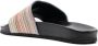 Paul Smith Streep-Print Leren Slides Zwart Multicolor Heren - Thumbnail 2