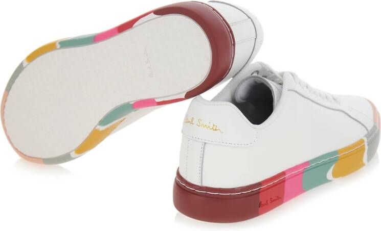 Paul Smith Swirl leren sneakers in wit White Dames