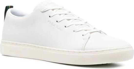 Paul Smith Witte Leren Lage Sneakers White Heren