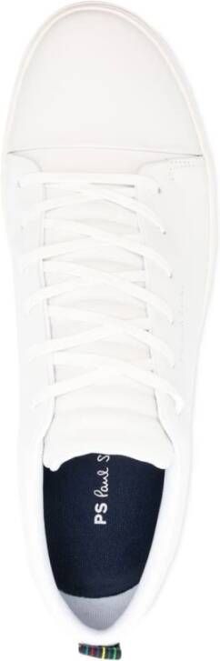 Paul Smith Witte Leren Lage Sneakers White Heren