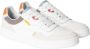 Paul Smith Witte leren sneakers met oranje spoiler Multicolor Heren - Thumbnail 2