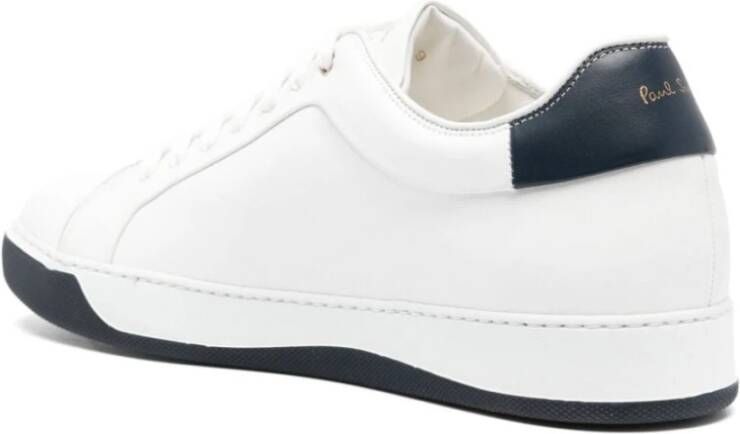 Paul Smith Witte Sneakers met Gepolijst Effect White Heren