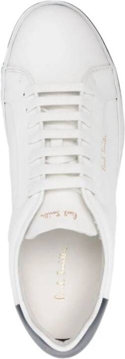 Paul Smith Witte Sneakers met Gepolijst Effect White Heren