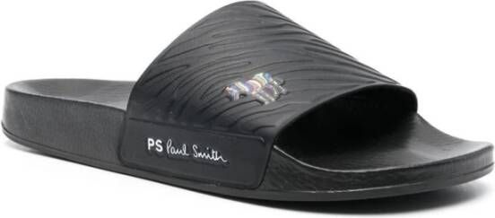 Paul Smith Zebra Logo Slides Black Heren