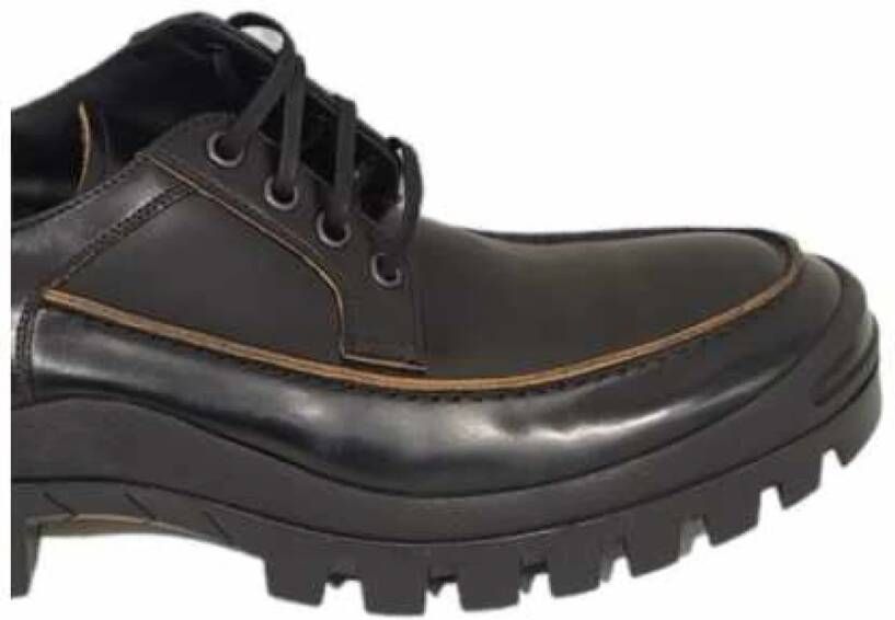 Paul Smith Zwarte Vibram zool schoenen voor mannen Black Heren