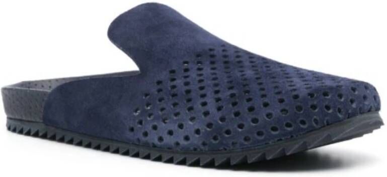 Pedro García Casual Suède Slippers Blue Dames