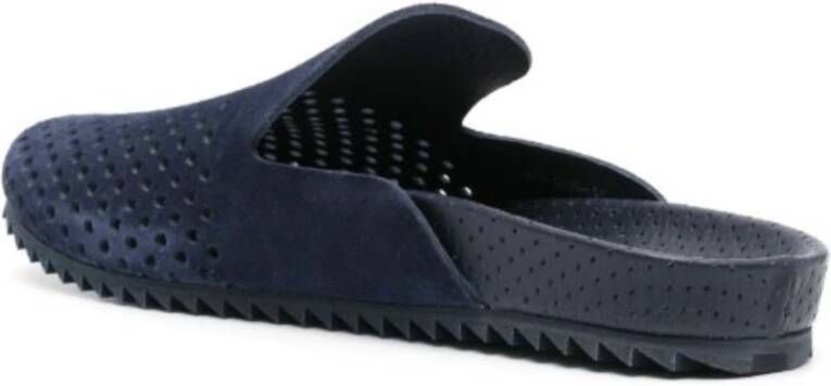 Pedro García Casual Suède Slippers Blue Dames