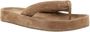 Pedro García Moderne Suède Flip-Flop Sandalen Brown Dames - Thumbnail 2