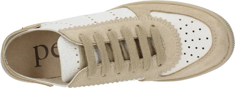 Pedro García Sneakers Wit Beige Dames