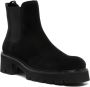 Pedro García Zwarte Suède Enkellaarzen Slip-on Ontwerp Black Dames - Thumbnail 2