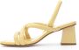 Pedro Miralles High heel sandal Yellow Dames - Thumbnail 4