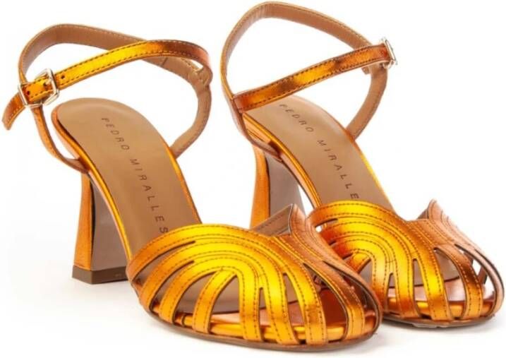 Pedro Miralles High Heel Sandals Geel Dames