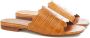 Pedro Miralles Krokodillenprint Sandaalband Beige Dames - Thumbnail 6