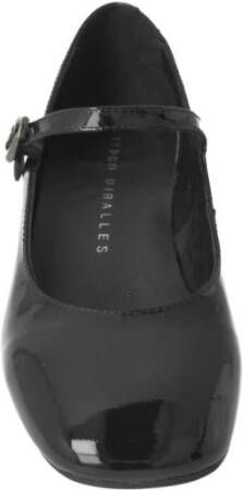 Pedro Miralles Zwarte Mary Jane Leren Schoen Black Dames